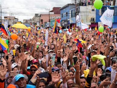 'Freedom!' chants at Venezuelan opposition rallies ahead of election show depth of needs and fear