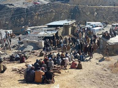 Rescuers in Pakistan recover the bodies of 11 workers who died in coal mine blast