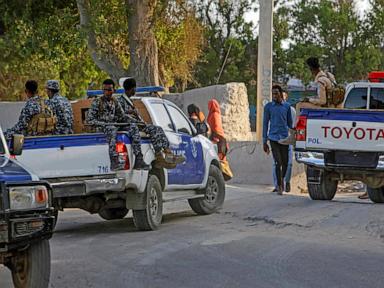 7 killed in suicide bomber attack at a cafe in Somalia's capital