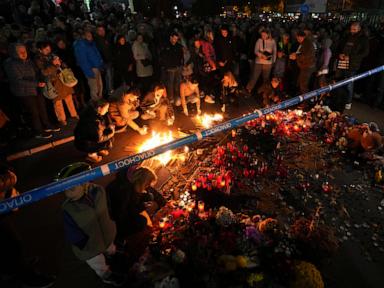 Protesters demand arrests over train station roof collapse that killed 14 people in Serbia