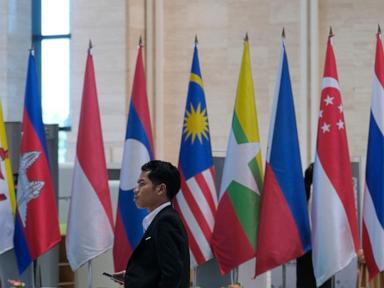 Southeast Asian leaders meet in Laos to discuss Myanmar war and disputed sea