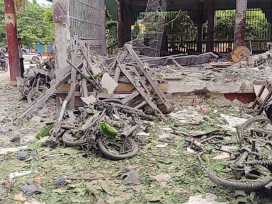  At least 23 dead after airstrike on Buddhist monastery in Myanmar