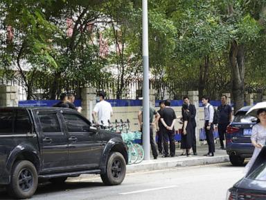 A Japanese student stabbed near his school in China has died, Japanese officials say