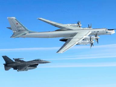 Russia says a long-range bomber crash on training mission kills six crew in far east