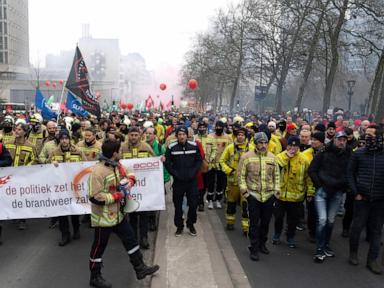 Nearly 100K protest Belgian plans to cut social services in strategy to reduce debt