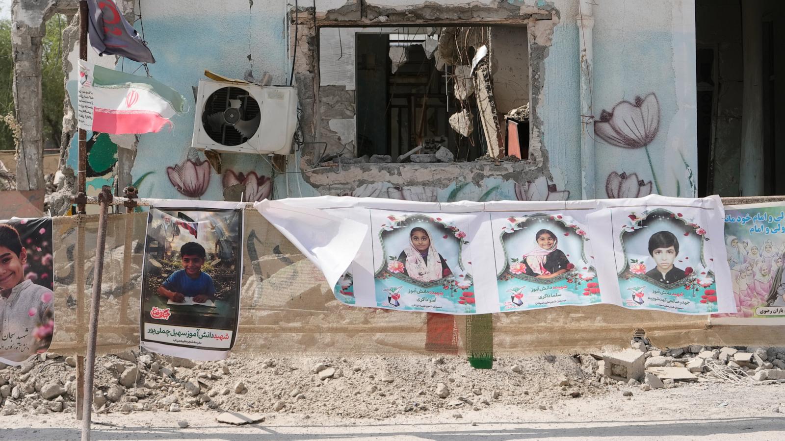 The Iranian school struck in the war's earliest attacks is now a memorial for children