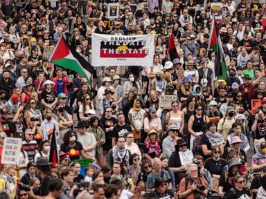 Australians celebrate and protest the anniversary of British colonization