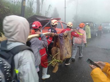 Landslides and flash floods on Indonesia’s Java island leave 16 dead and 9 missing