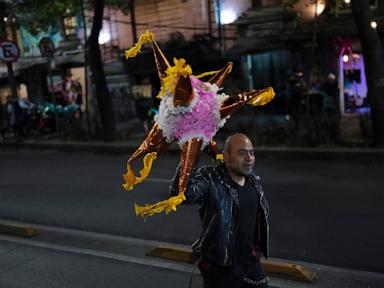 Punks distribute toys to children in need for Three Kings Day in Mexico City