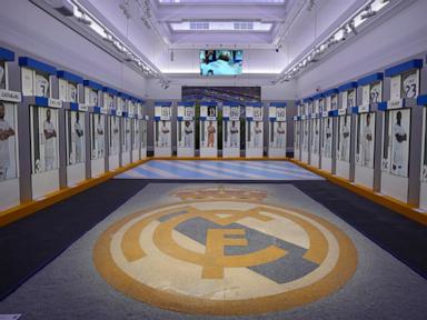 Lockers used by Ronaldo, Beckham and other Real Madrid stars are up for auction