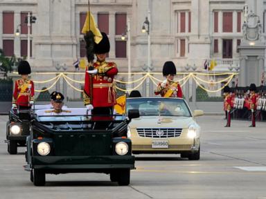 A rare ceremony in Thailand marks the king's auspicious 72nd birthday