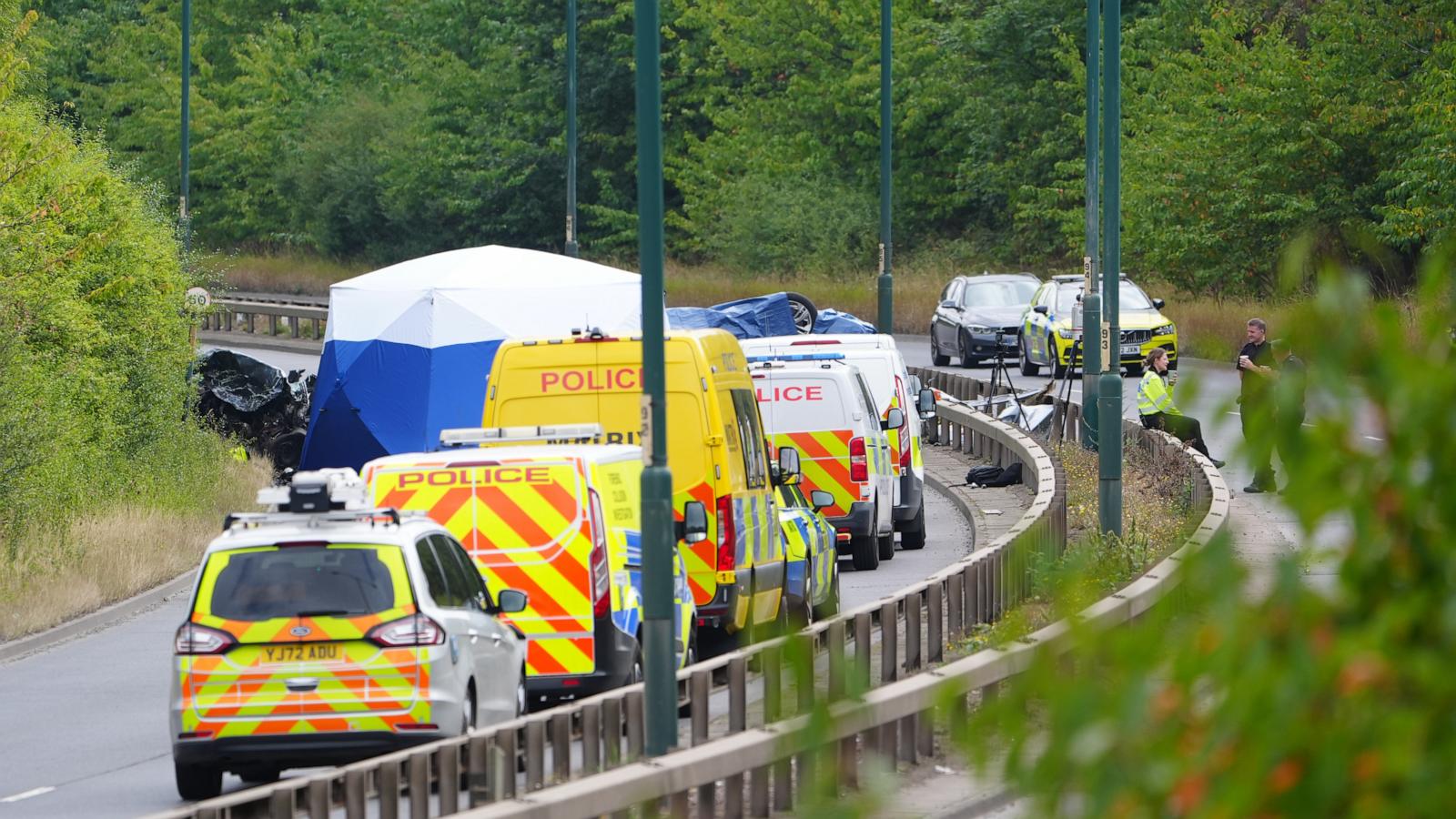 7 people, including 2 police officers, die following a head-on collision in northeast England