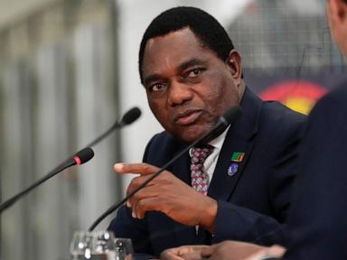 Zambian police arrest 2 over alleged plot to bewitch President Hichilema