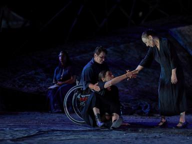 As the world rediscovers 'The Odyssey,' disabled actors in Greece explore the pain of war