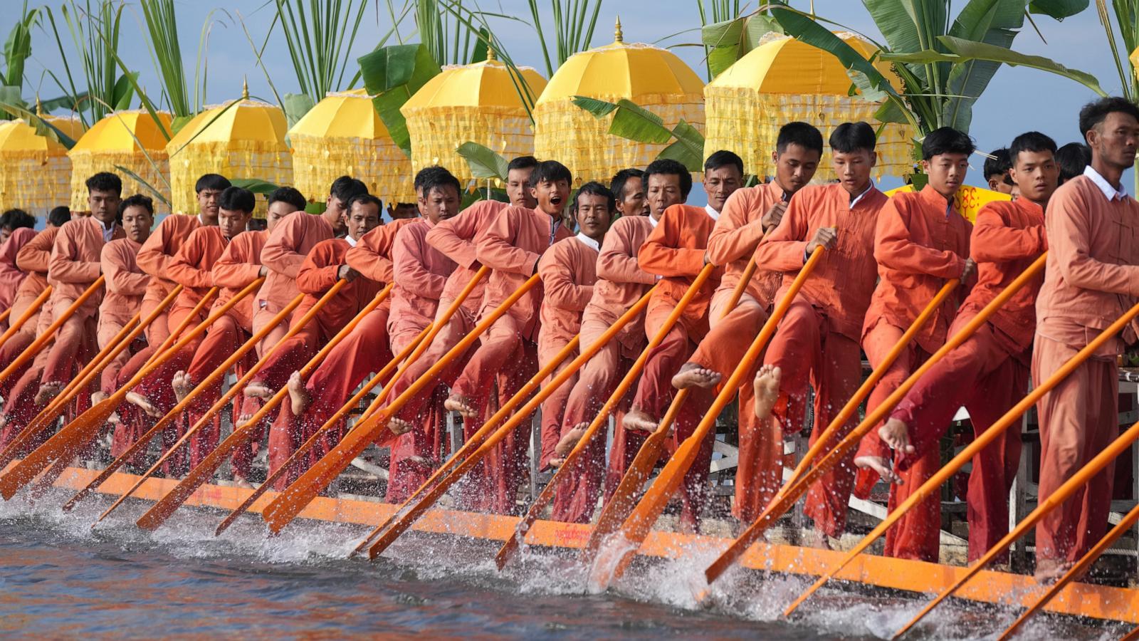Photos show festival on Myanmar's Inle Lake after the end of monsoon