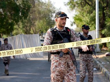 A Pakistani separatist group claims bombing that killed 2 Chinese near Karachi airport