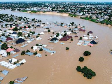 'Water is flooding everywhere' as torrential rains sweep through West, Central Africa