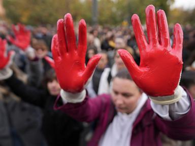 Why people are protesting over a deadly roof collapse in Serbia