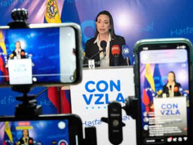 Venezuelan opposition leader urges Colombia's president to recognize her faction's electoral victory