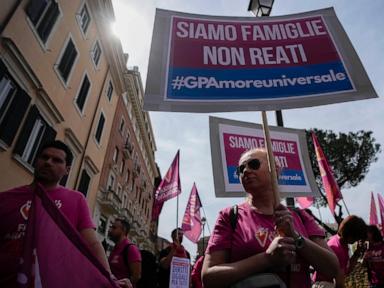 Italy expands its ban on surrogacy to overseas as critics say it targets same-sex couples