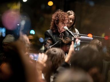 American photographer Nan Goldin opens exhibition in Berlin with fiery speech against Israel