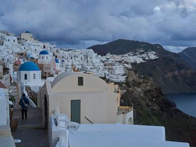 Santorini's earthquake swarm is declining gradually as thousands return