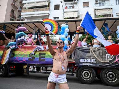 Thousands attend annual EuroPride parade in Greek city of Thessaloniki amid heavy police presence