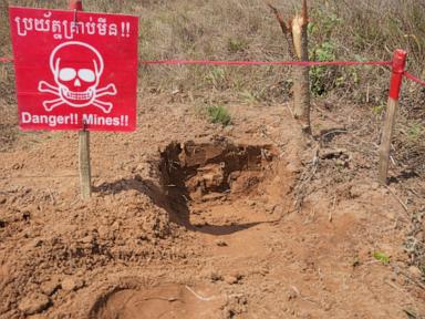 The UN chief and pope call for nations to end the use of antipersonnel land mines