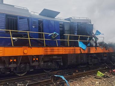Russian drone hits train in Ukraine soon after visiting officials left