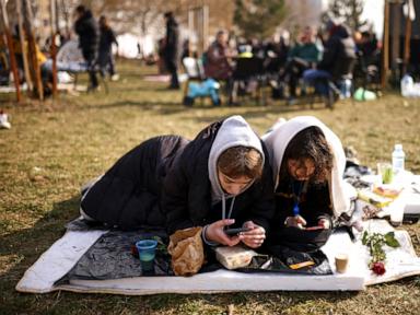 Serbia's striking students create 'festival atmosphere' to pass the time during protests