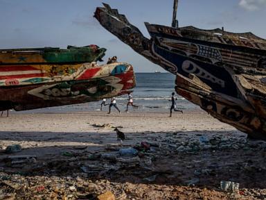 At least 4 migrants have died and others remain missing after a boat capsized off Senegal