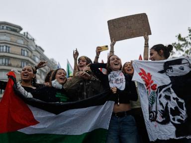 Protesters across France rally over rising living costs, joining students' grievances