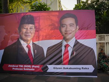 Indonesia swears in Prabowo Subianto as the country's eighth president