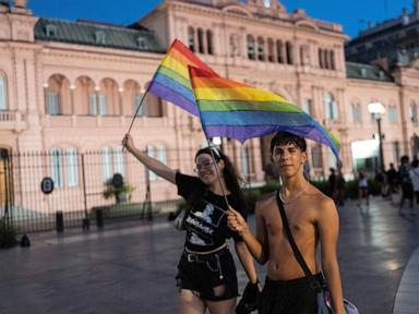 Argentina's president bans gender-affirming care for people under age 18