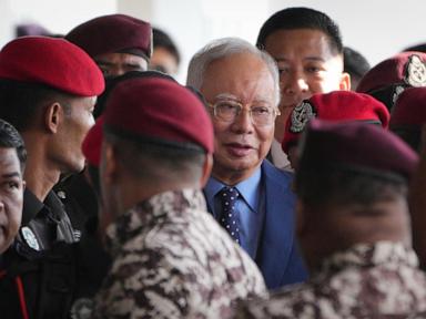 Malaysian court drops one of the graft cases against jailed former premier Najib Razak