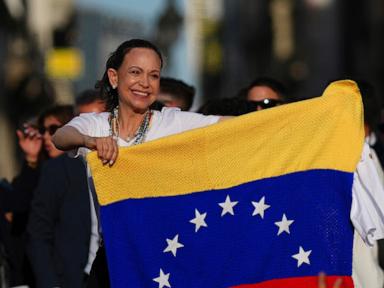 Venezuela’s Maria Corina Machado draws a huge Madrid rally and rebuffs meeting with Spain's Sánchez