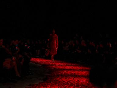 Ferragamo pops red with a Milan collection inspired by the world of dance