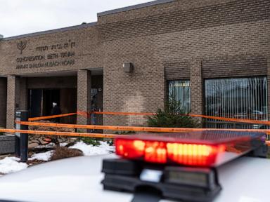 An arson attack targets a Montreal synagogue and a nearby Jewish office building is damaged