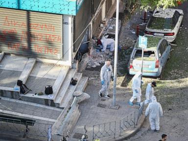 Woman dies when bomb she was carrying explodes in Greek city, police say
