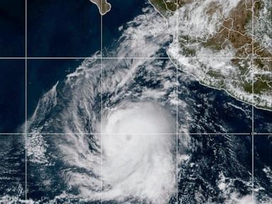 Kristy strengthens into a hurricane in the eastern Pacific Ocean