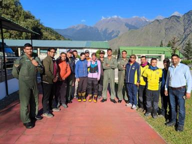 American and British climbers who lost tent and gear on Indian Himalayan peak rescued after 3 days