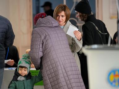 Moldova’s pro-Western president wins 2nd term in runoff overshadowed by Russian meddling claims