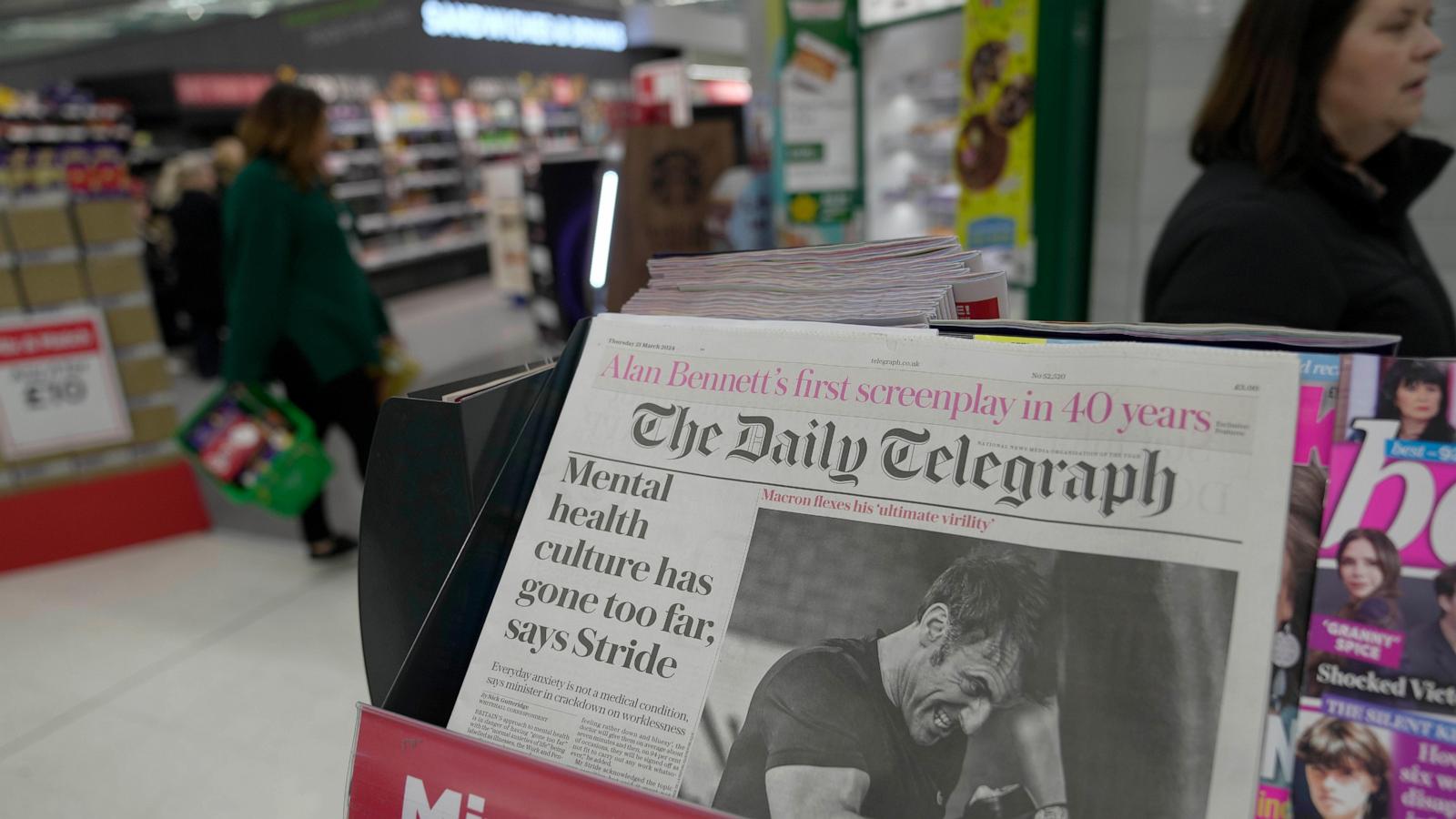 US investment firm Redbird agrees to buy Britain’s venerable Telegraph newspaper