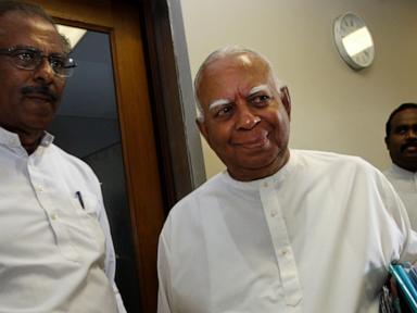 R. Sampanthan, face of the Tamil minority's campaign for autonomy after Sri Lanka's civil war, dies