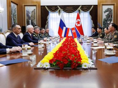 Russian defense minister visits N. Korea to talk with military and political leaders