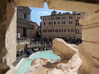 A rare peek at the hidden waterworks behind Rome’s Trevi Fountain