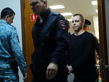 A Russian charged with sending video of military equipment to Ukraine gets 14 years in prison