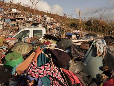 France's Macron visits cyclone-wrecked Mayotte as residents urge for water, food and other aid