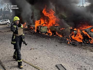 Russian attack on Ukraine's capital injures at least 16