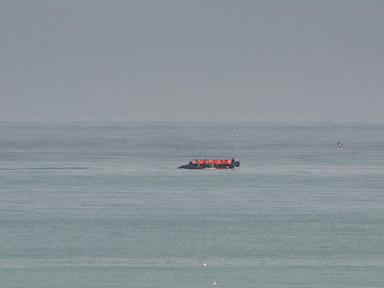 Migrant boat seen trying to make English Channel crossing